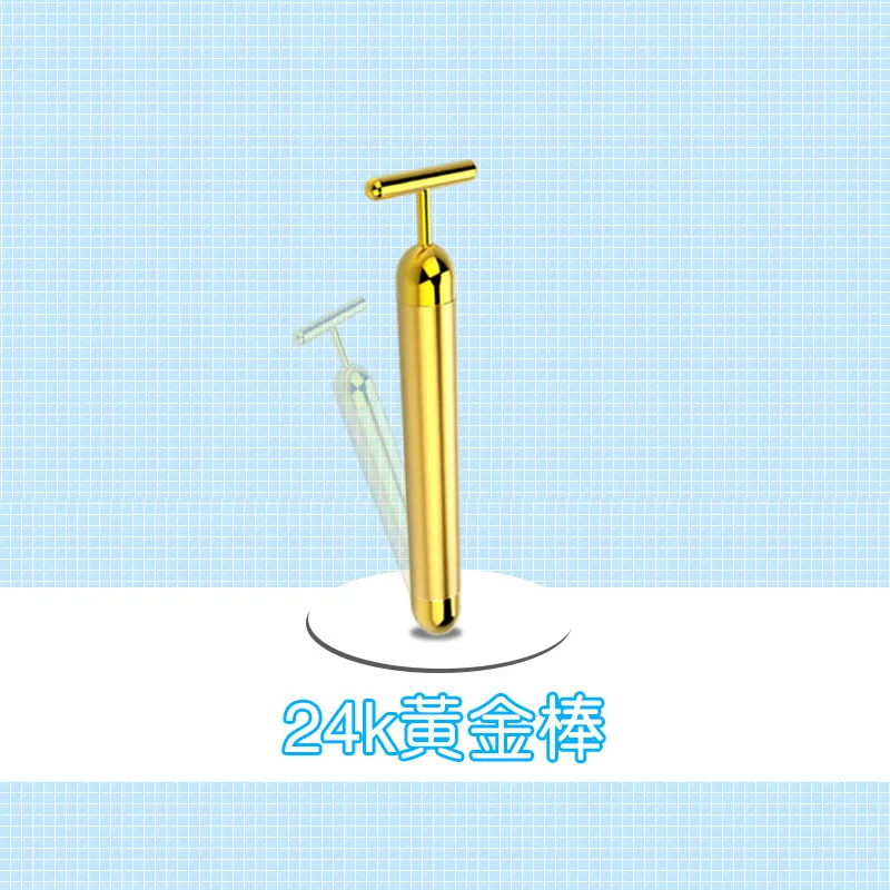 Утягивающий уход за кожей лица с золотым покрытием лицевой валик для красоты