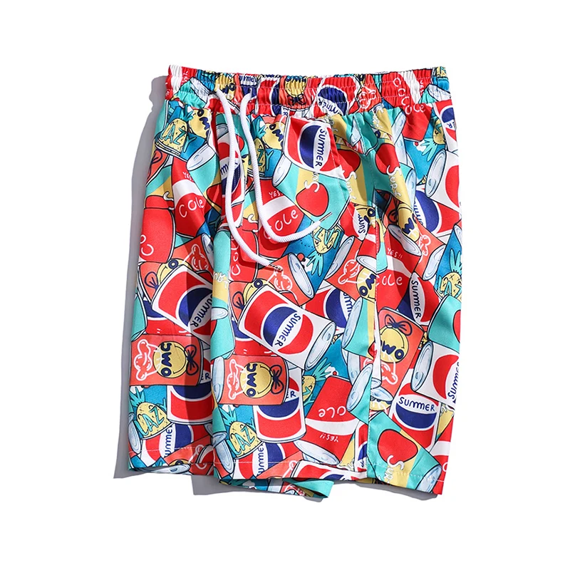 Мужские шорты повседневные летние с 3d принтом|Плавки и пляжные шорты| |