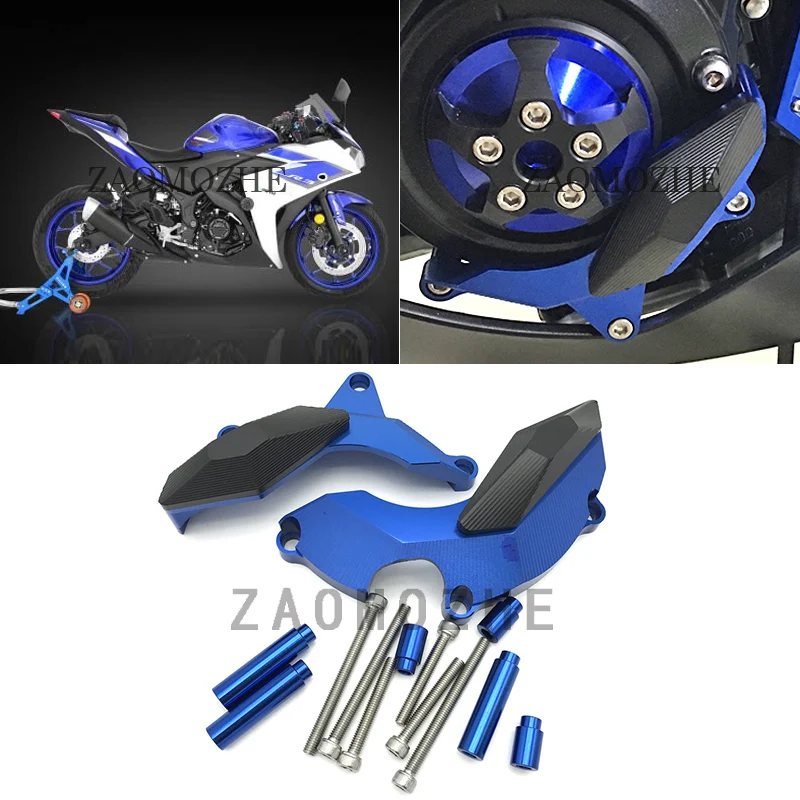 Слайдер двигателя для Yamaha MT03 MT25 YZF R3 2015 2016 защита без одежды слайдеры рамы