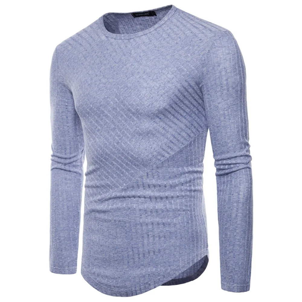 Мужская рубашка в европейском стиле футболка с круглым вырезом оптовая продажа