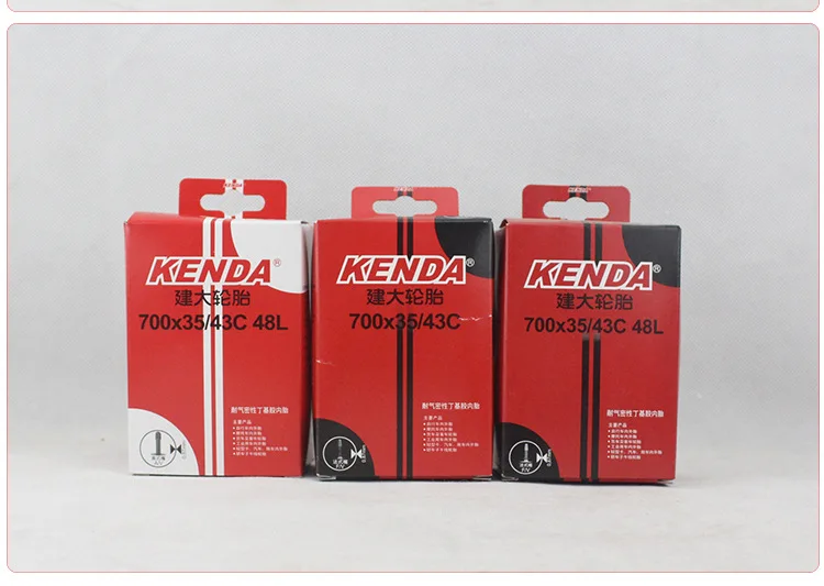 KENDA 700C дорога велосипедная внутренняя шина 18/23/25/28/32/35/43c фиксированный Шестерни велосипед ультралегкий, нержавеющий ниппель камеры высокого давления к клапану Шредера реагенты обогащения бутил резиновая внутренняя шина грузовика