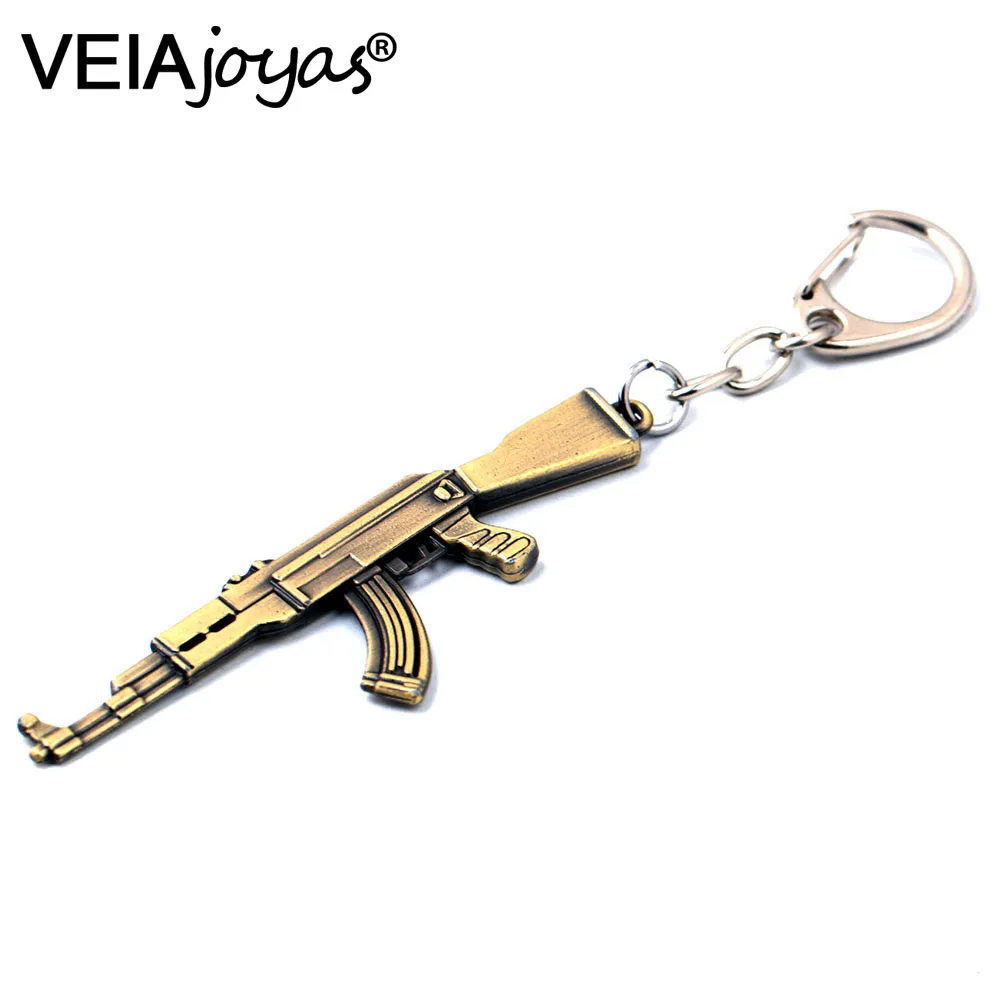 Моделирование CSGO модель оружия сплав брелок мини AK47 мужской пистолет
