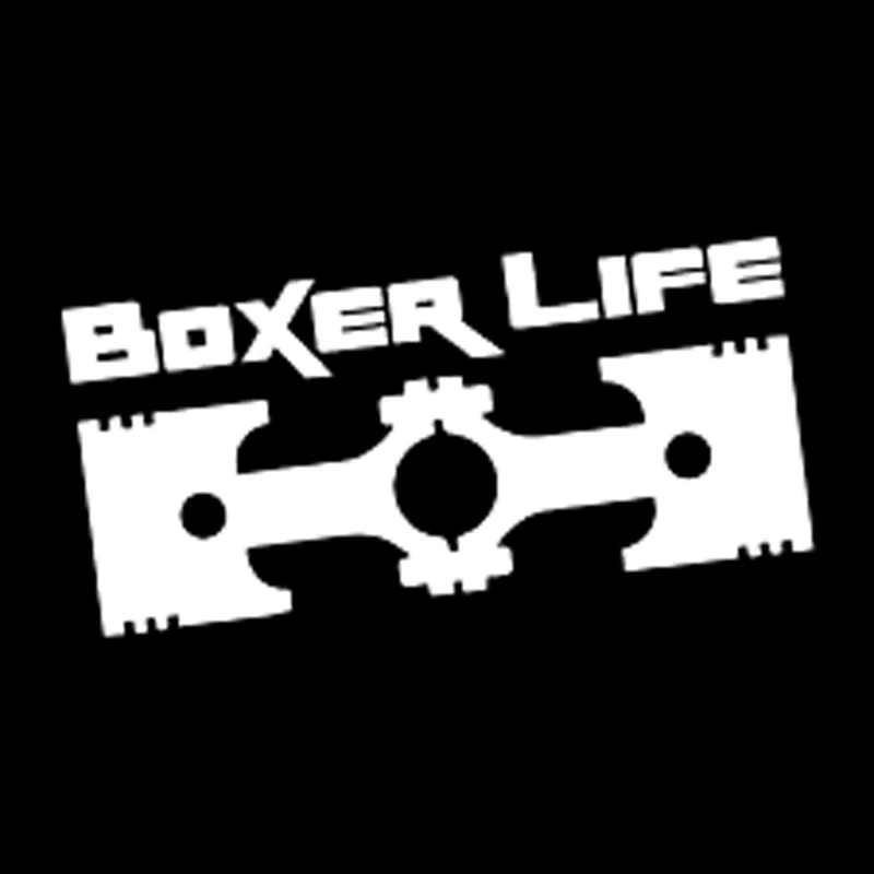 YJZT 14 см * 6 BOXER LIFE оригинальные виниловые наклейки для стайлинга автомобиля