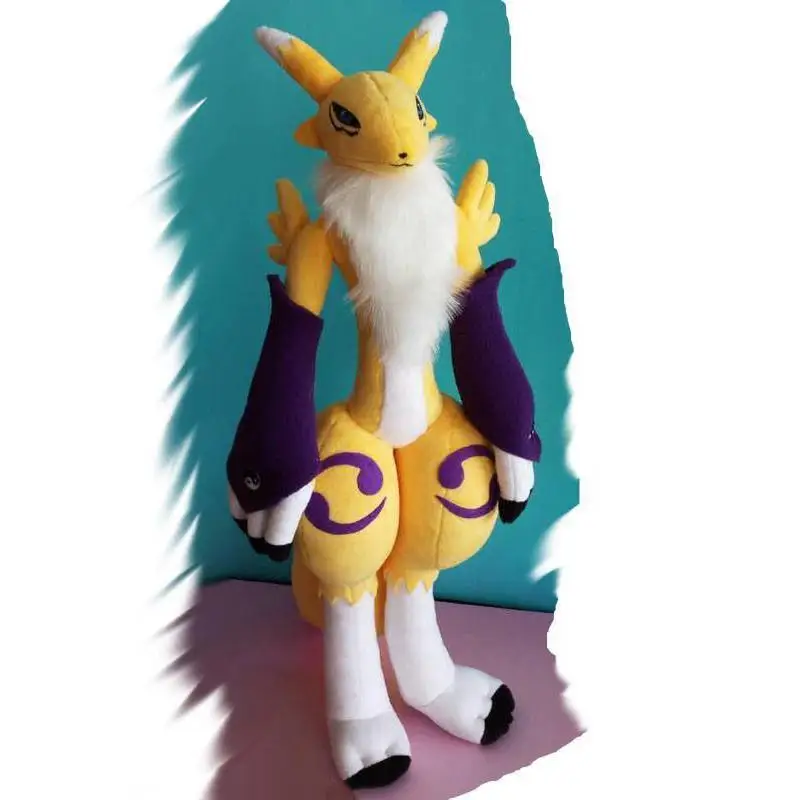 Гигантская мягкая плюшевая игрушка Renamon ручной работы Цифровой Монстр дигимон