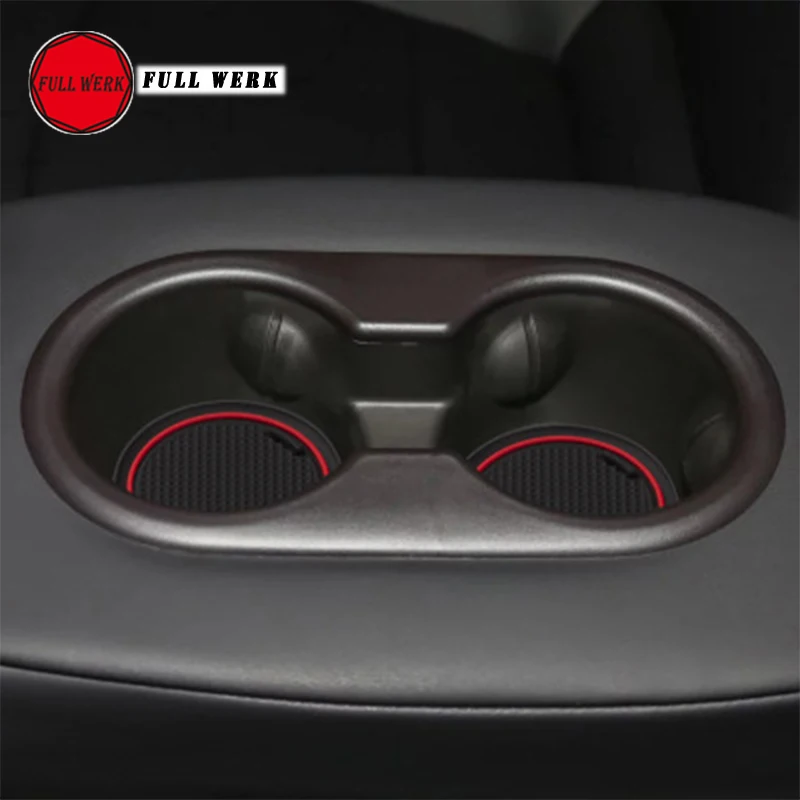 

Hot Selling Car Cup and Center Console Liner Anti Slip Gate Slot Mat Pad Accessories for Tesla Model 3 Door Groove Mat 7pcs/set