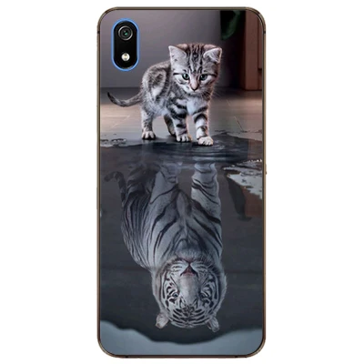 Мягкий чехол на заднюю панель для Xiaomi Redmi 7A 7 A Новый Модный с рисунком Башня