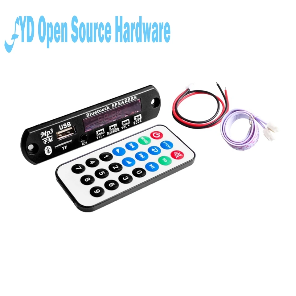 DIY 12v Bluetooth MP3 декодирование плата модуль Wav + wma mp3 SD слот для карты/USB/FM/Удаленный