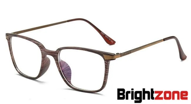 Retro Vintage Anti-blue Rays Blue Light Filter TR90 Plain Eyeglasses Clear Plano Computer Eye Glasses Men gafas oculos de grau - Цвет оправы: Wood line