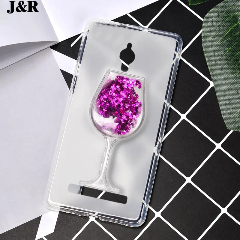 Case For Asus ZenFone Go ZC500TG/Zenfone Z00VD GoZ00VD Cover 3D Liquid Quicksand Glitter Dynamic Transparent TPU Silicone |
