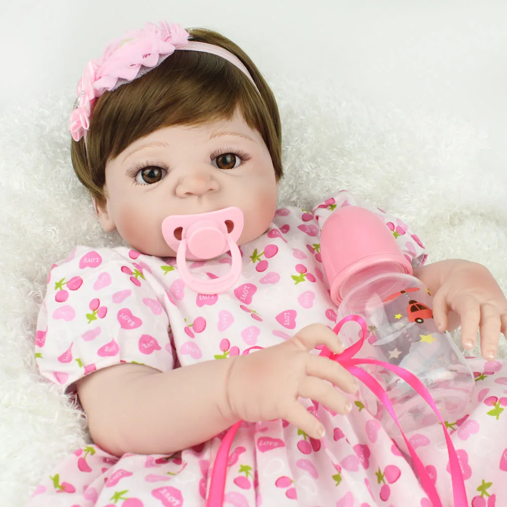 Кукла NPKDOLL 22 дюйма 55 см силиконовая Reborn мягкая Bjd кукла принцессы игрушки для
