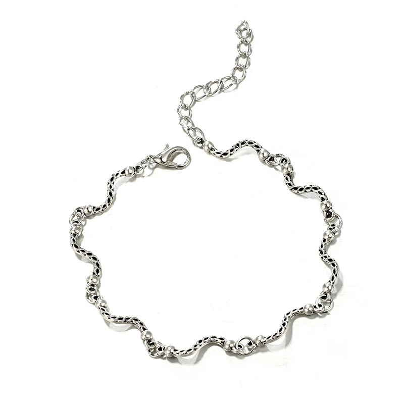 HuaTang цепочка «Богема» ножной браслет геометрический рыбий хвост цветок дельфин слоистый ножной браслет женский модный ножной браслет массивные украшения