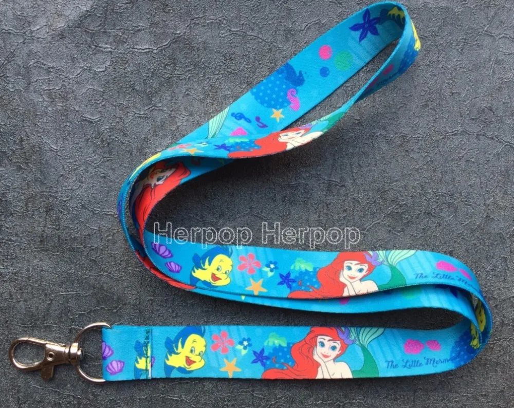 Розничная продажа 1 шт. Мультяшные ремешки принцессы русалки держатели для
