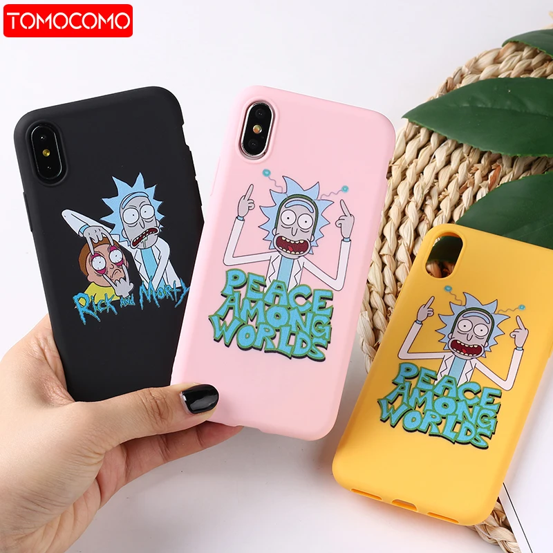 Рик и Морти Забавный мультяшный комикс мем забавная цитата для iPhone 11 Pro 8Plus X 7 7Plus XR Xs Max мягкий силиконовый матовый чехол Fundas
