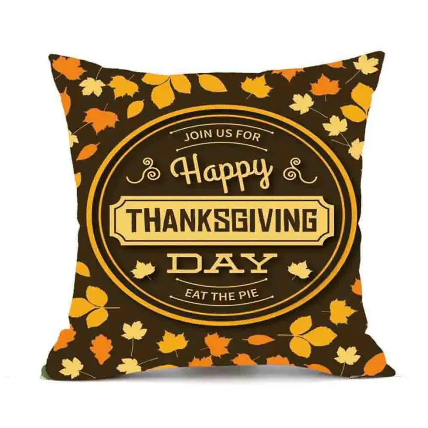 1 шт. модный прямоугольный чехол для подушки на День Благодарения талию наволочки