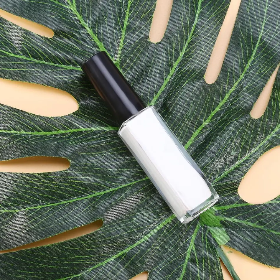 Белый гель-клей для татуажа 10 мл временная блестящая пудра боди-живописи бровей