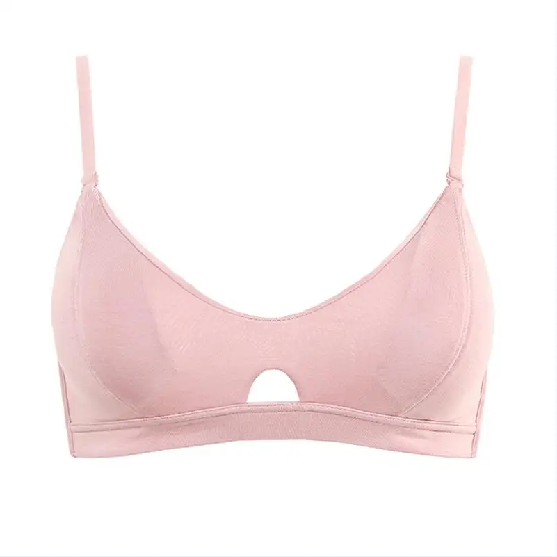 Pink CINOON модный бюстгальтер без косточек, сексуальное нижнее белье, бюстгальтер для маленькой груди, дышащее нижнее белье для женщин, хлопковый бюстгальтер без косточек - Цвет: Pink