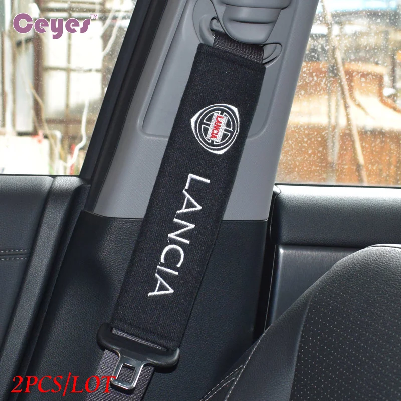 Автомобильный Стайлинг ремней безопасности обивка чехол с рисунком для Lancia Ypsilon