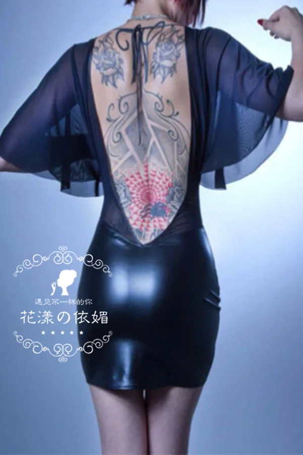 Эксклюзивный! Новое поступление 2016 шикарное женское платье из ПВХ и