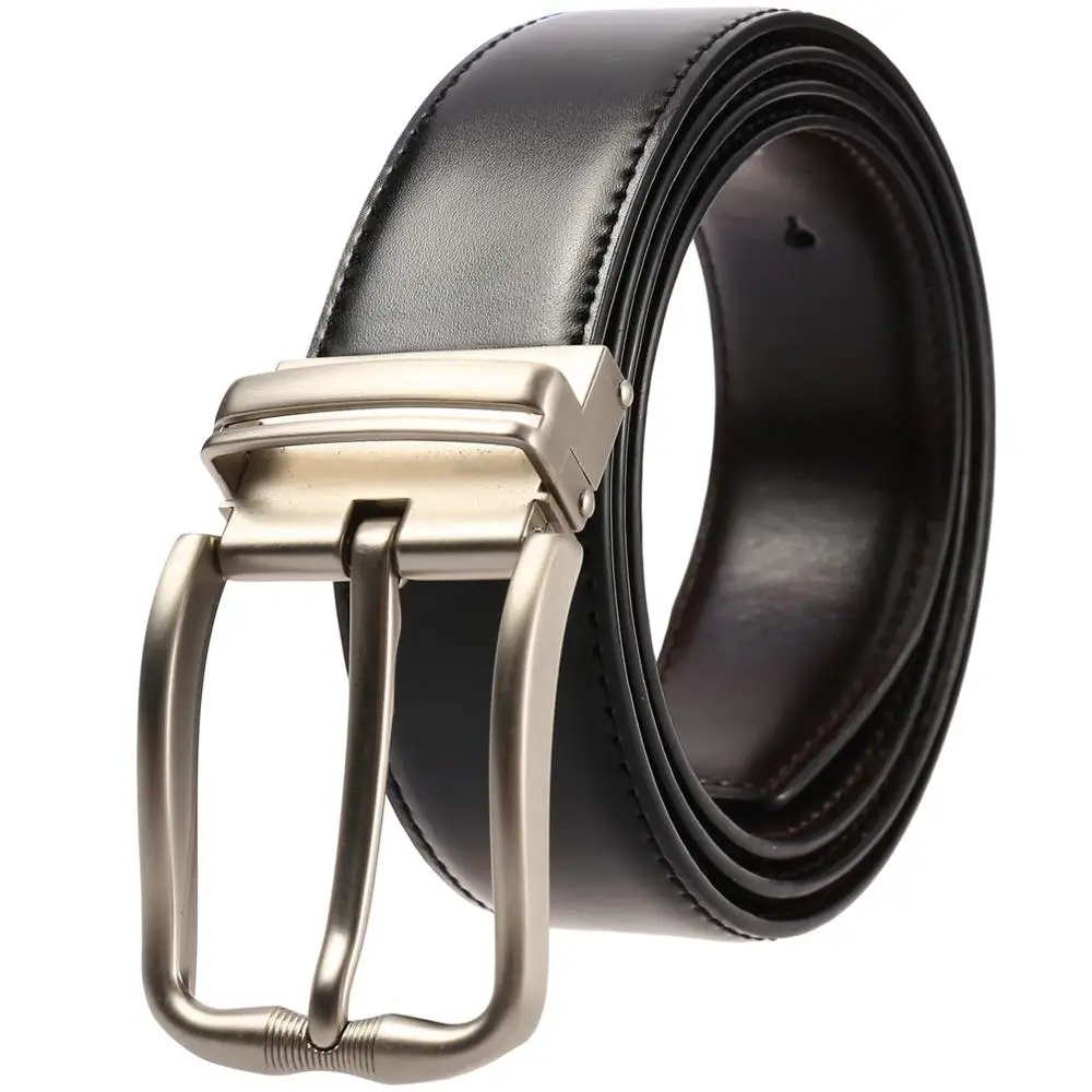 4 вида цветов мужской ремень из натуральной кожи брендовый роскошный с пряжкой