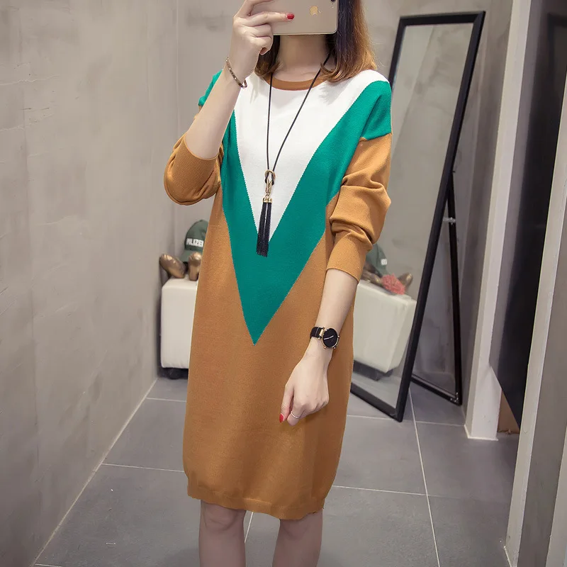 Type Long Women Plus Size Loose Sweaters Casual Female OL Elegant Ladies Clothing | Женская одежда