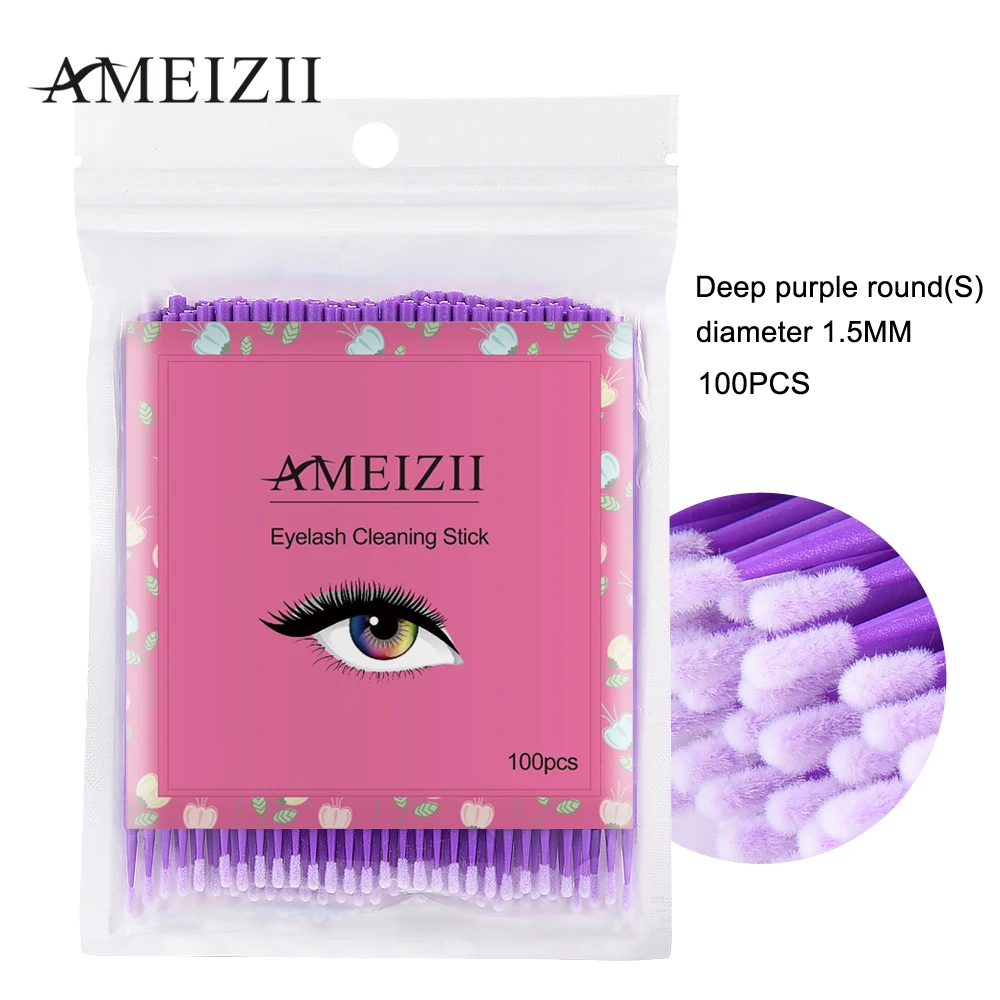 Ameizii 100 шт косметические ресницы Инструменты для наращивания одноразовые