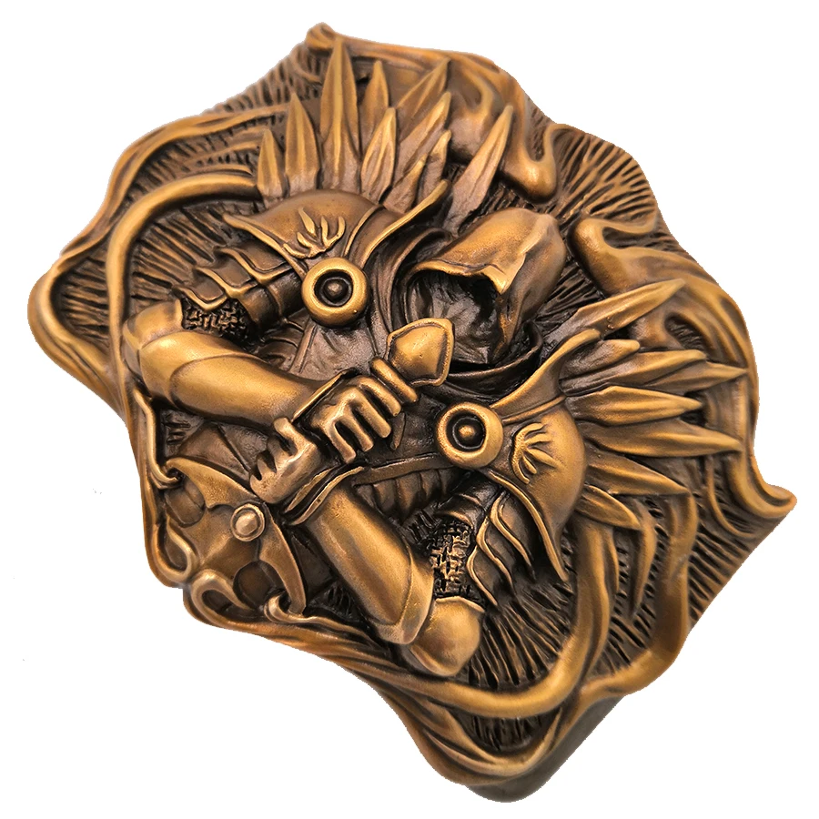 OGRM Archangel Tyrael пряжка для ремня мужские металлические ремни Роскошная бронзовая Пряжка для мужского ремня подарки для boysboyfriend подарок на день Святого Валентина
