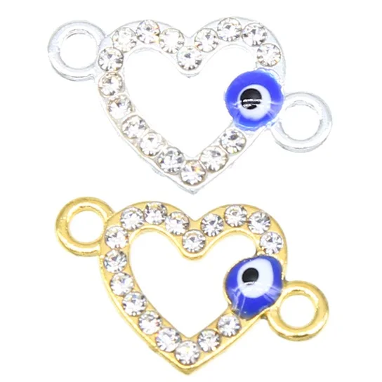 6pcs style 34 6 шт./подвеска "Счастливый сглаза" 16 видов сглаза s Diy ювелирные аксессуары ожерелье с подвесками браслет соединитель и кольца - Цвет: 6pcs style 34
