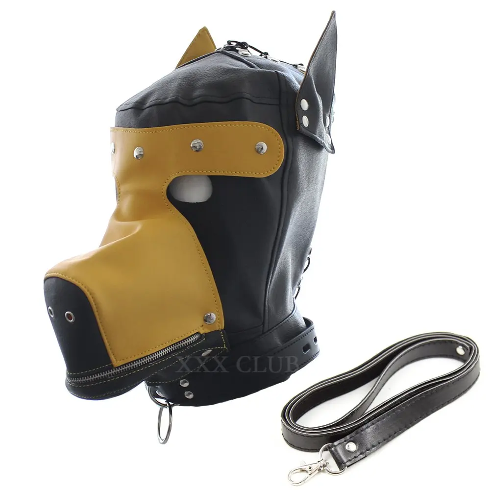 Thierry 2 Pcs/Kit Dog Slave Kit Hood with Muzzle and Tail Butt Plug Offers Visual Functional Appeal for Puppy Play | Красота и