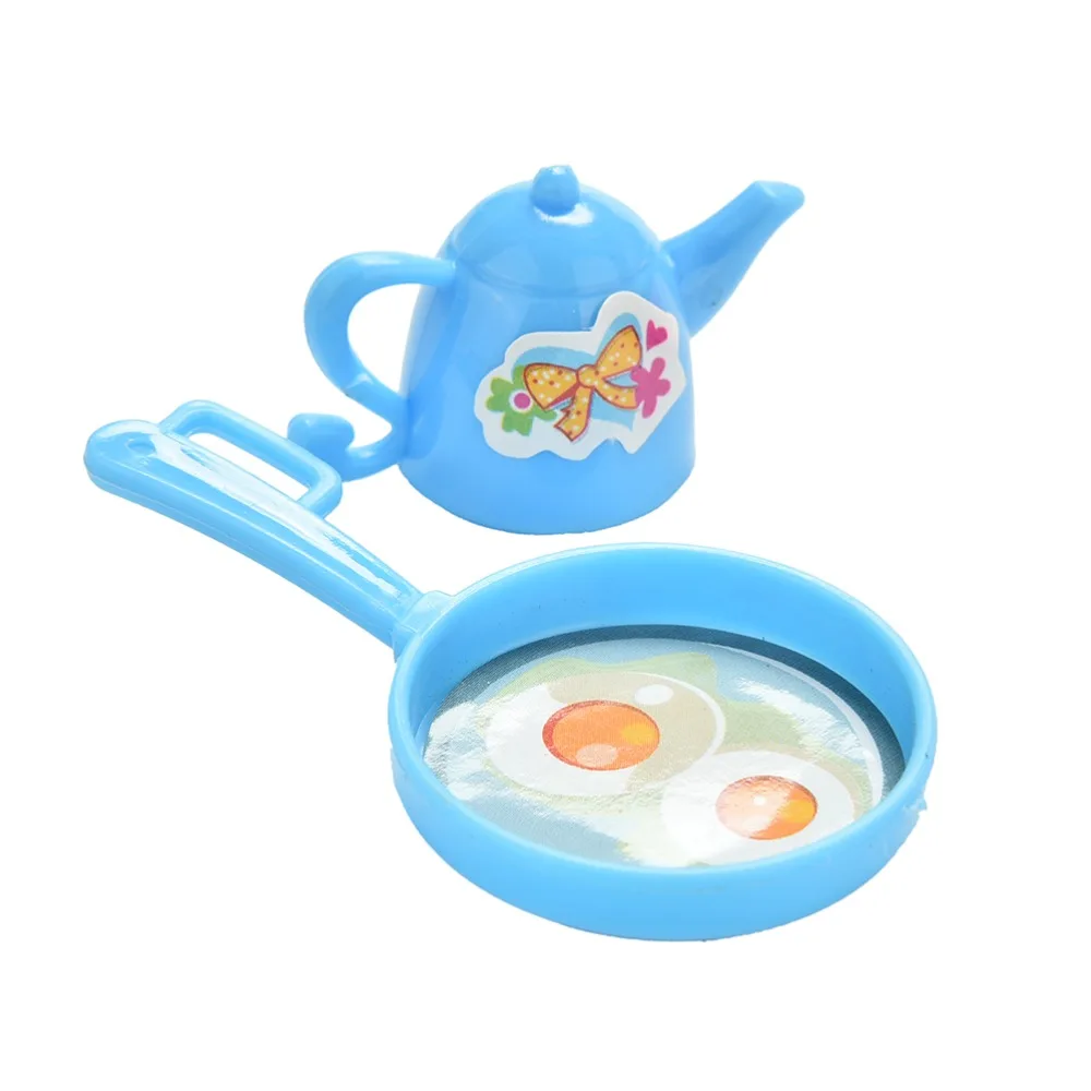7 шт./компл. Пластик кукольная кухня Пособия по кулинарии инструменты для кукла