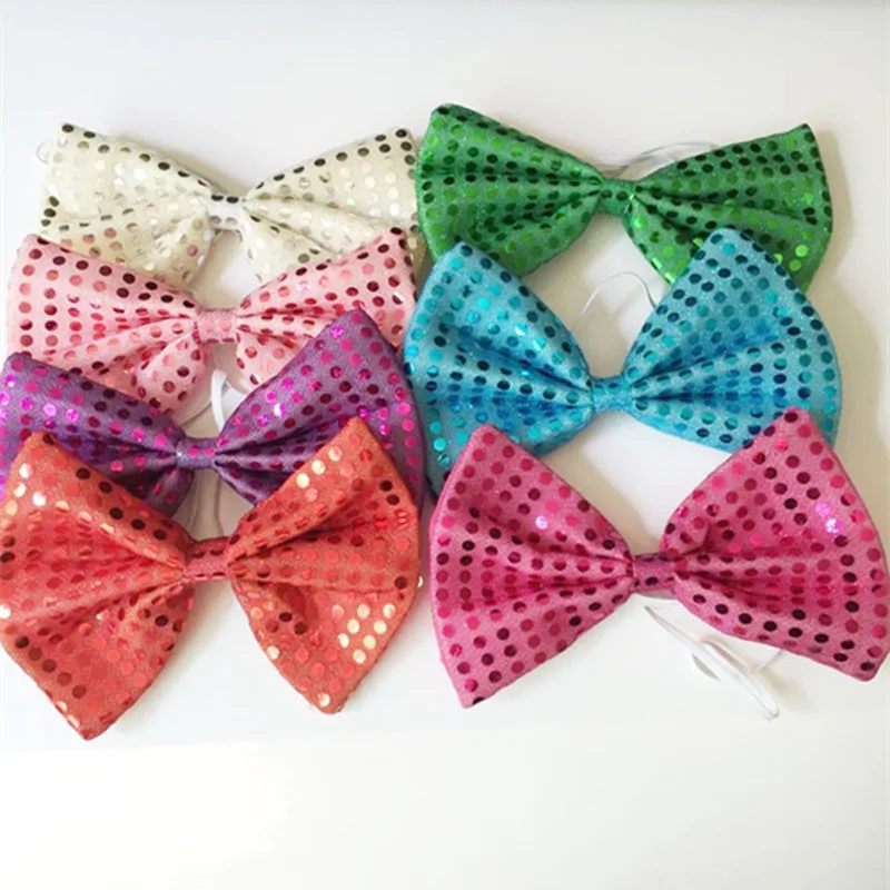 1 шт. Рождественский галстук бабочка в виде клоуна с блестками головная повязка