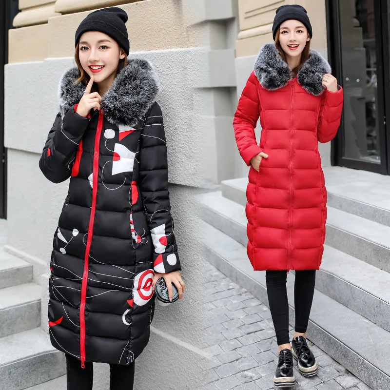 New Women Parka Winter Double Wear Jacket Slim Medium Length Female Outerwear Thick Women's Coats And Jackets | Женская одежда