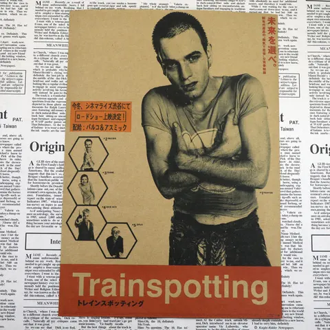 Классический кинопостер Trainspotting Ewan McGregor, украшение для дома, крафт-пленка, плакат с рисунком, наклейки на стену/1010