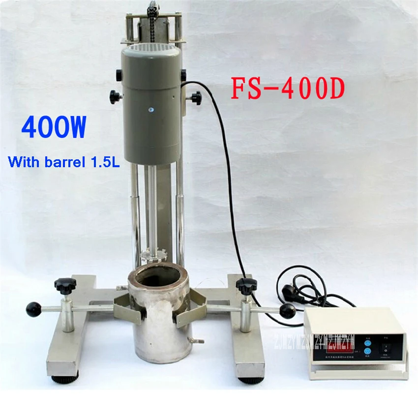 

New FS-400D Laboratory High Speed Disperser Digital Display Grinding And Dispersing Machine Paint/Ink Dispersion Mixer 400W 1.5L