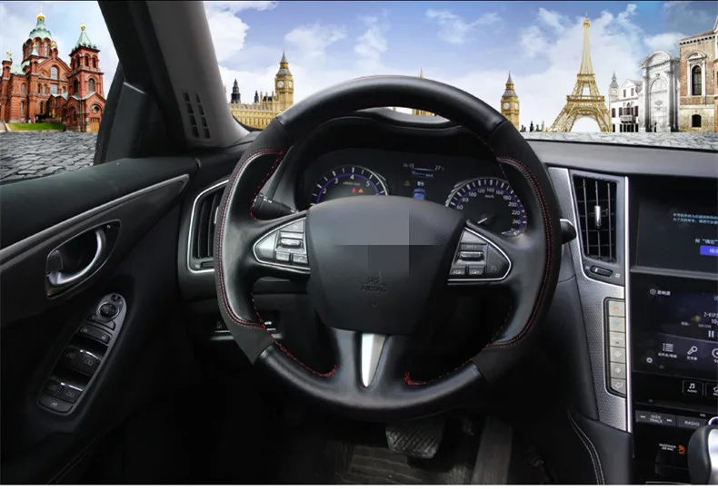 Чехол на руль для Infiniti qx50 всесезонный универсальный чехол модификация интерьера