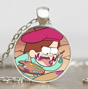 Очаровательная цепочка с кулоном в стиле стимпанк мультфильма таинственности