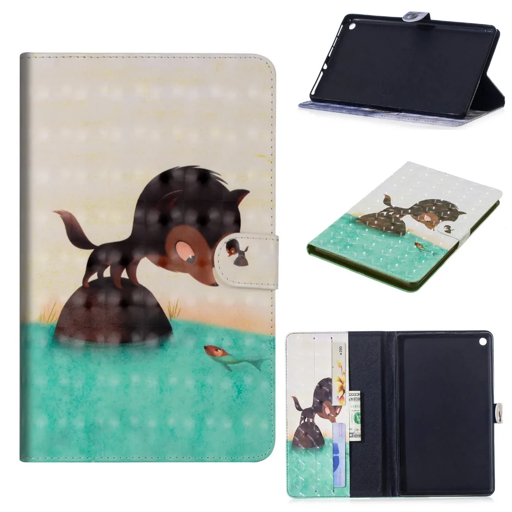 Чехол-книжка для Huawei Mediapad M3 Lite 8 0 CPN-L09 CPN-W09 CPN-AL00 из искусственной кожи | Компьютеры