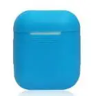 Небесно-голубой 1 шт. Мягкий силиконовый чехол для A^ pple Airpods противоударный чехол для гарнитура для Airpods чехол s защитный чехол новейший QA 024 - Цвет: Небесно-голубой