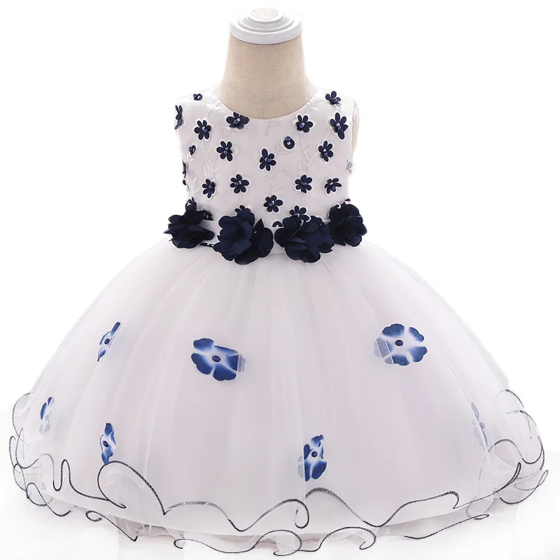 Платья платье для младенцев лето 2019 принцессы новорожденных девочек на 1 год день
