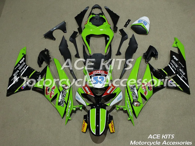 

Новый ABS мотоцикл обтекатель для kawasaki Ninja ZX6R 636 2009 2010 2011 2012 впрыска кузова всех видов цвета No.30