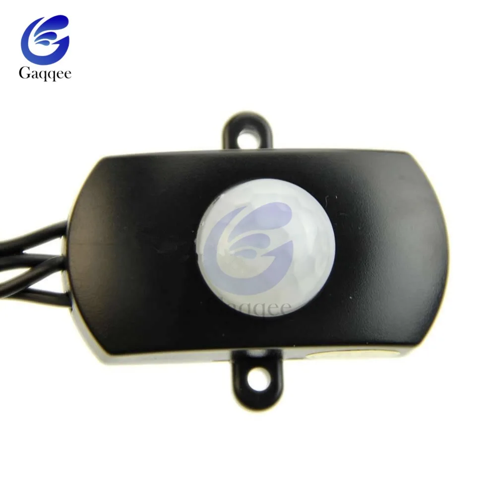 Черный DC 5V 12V 24V 5A датчик PIR переключатель мини инфракрасный ИК движения Детектор