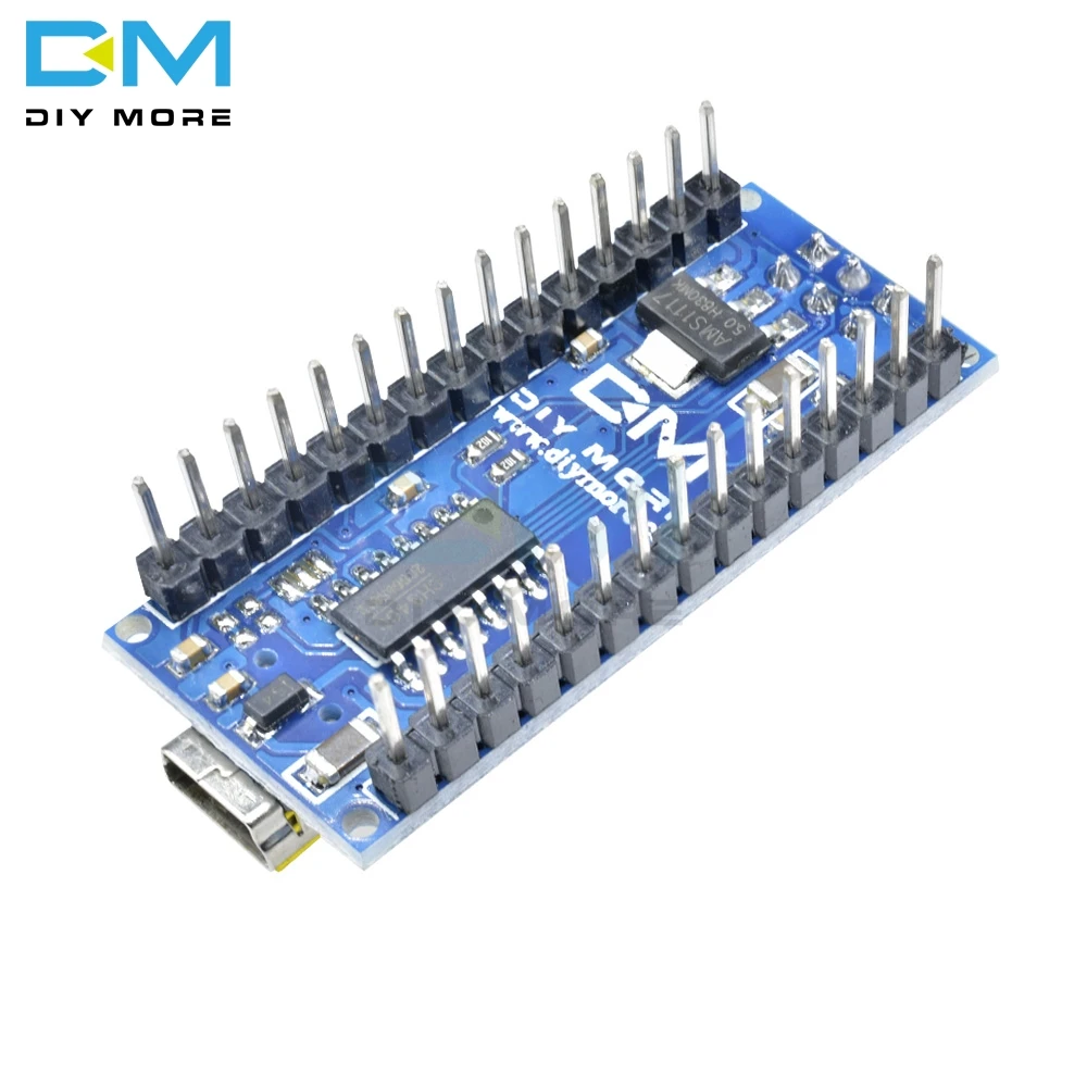 Плата драйвера микроконтроллера CH340 NANO V3.0 3 0 Mini USB Atmega328 ATmega328P плата для Arduino 5