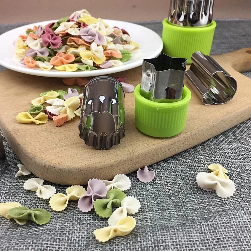 Сэндвич-фрезы комплект 8 шт. Нержавеющая сталь растительных форм и 6 Пластик хлеб