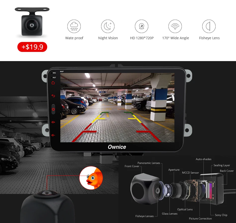 Ownice 2 Din K1 K2 Android 9,0 Восьмиядерный автомобильный dvd-плеер для Volkswagen Passat POLO GOLF Skoda Seat 4G LTE Nerwork 32GB rom