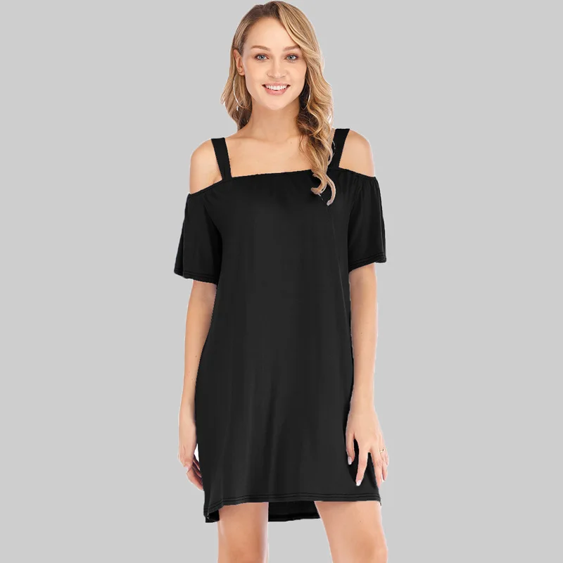 Для женщин темно красная мини платье 2019 летнее сексуальное с открытыми плечами