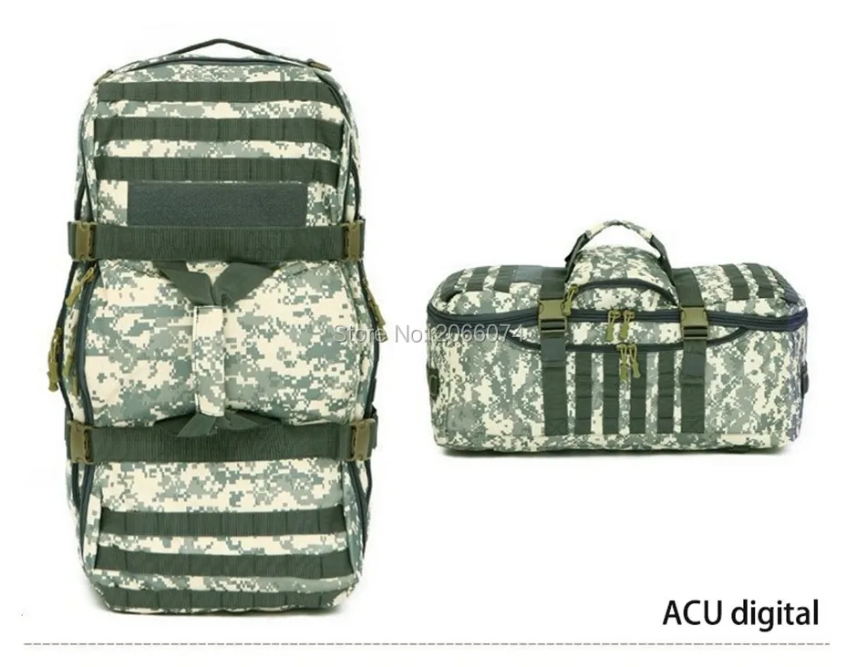 Мужская сумка рюкзак 50л водонепроницаемые военные сумки для ноутбука