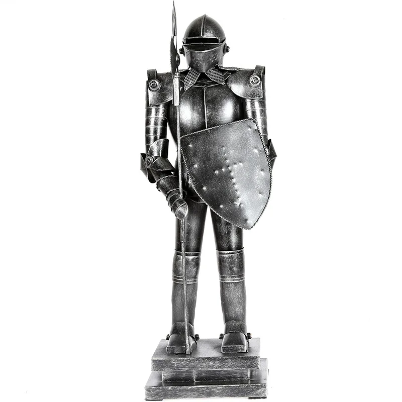 Европа Стиль яркие средневековья Armour Римский Воин воины щит воин железные колеса