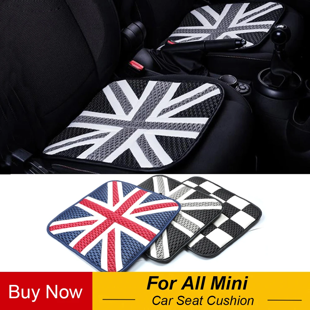 2pcs Ice Silk Car Seat Cushion Mat Pad Cover For All Mini Cooper Clubman F54 F55 F56 F57 R50 R53 R55 R56 R60 R61 F60 Countryman |
