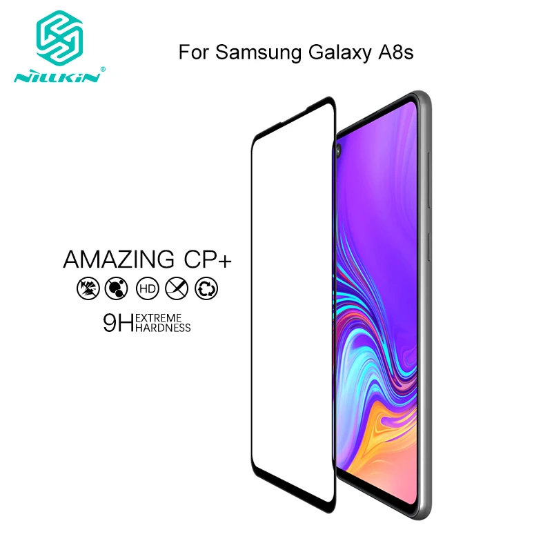 

2.5D HD Tempered Glass For Samsung Galaxy A8s Screen Protector Nillkin CP+ Full Cover For Galaxy A8s Protective Film 6.4"