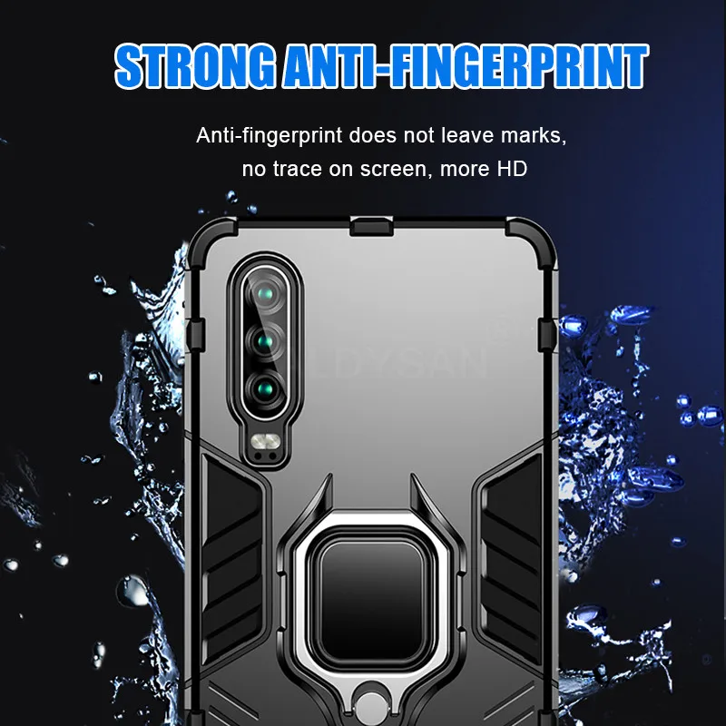 Роскошный автомобильный держатель кольцевой чехол для Huawei P30 P20 Lite Honor 8x Max