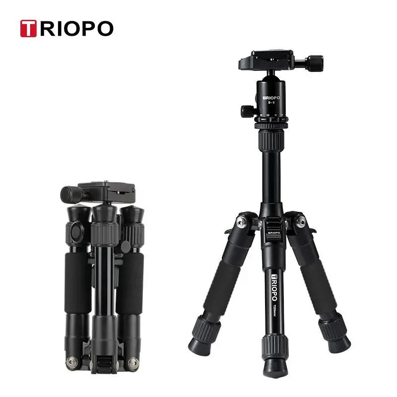 Портативный алюминиевый штатив TRIOPO T226 компактный настольный мини для